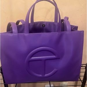 Telfar purple shoulder bag